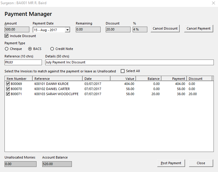 Payment Entry